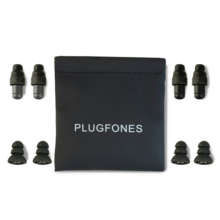 Dynamics – High Fidelity Earplugs (black-gray) Product Contents Image
