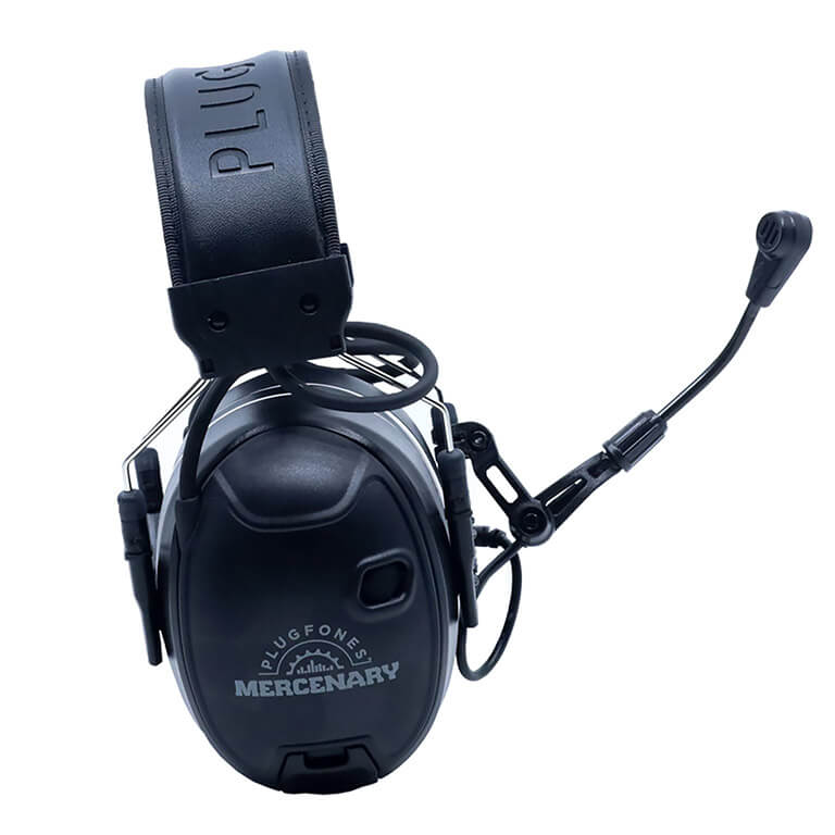 Mercenary – Tactical Bluetooth Earmuff (black-gray) Product Alternate view Image