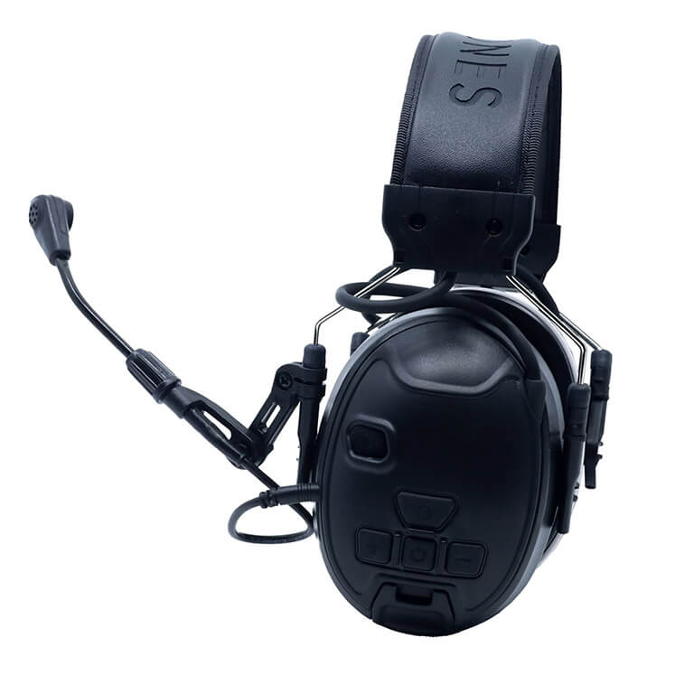 Mercenary – Tactical Bluetooth Headset (black-gray) Product Buttons Image