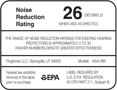 allert-ASA-BB-foam-nrr-26-decibels