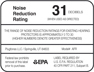tapered-foam-31-NRR